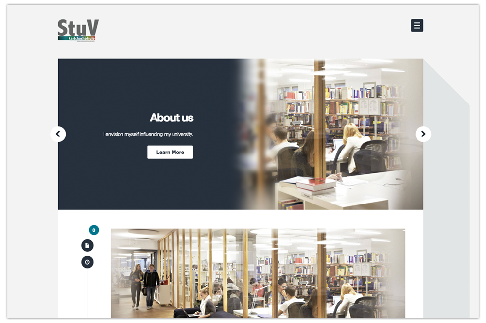 StuV Karlshochschule Website